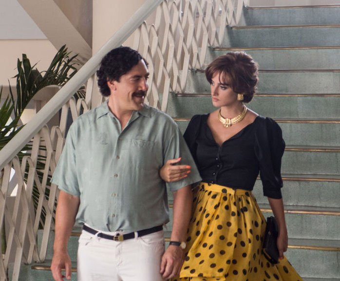 Javier Bardem y Penélope Cruz, film Loving Pablo