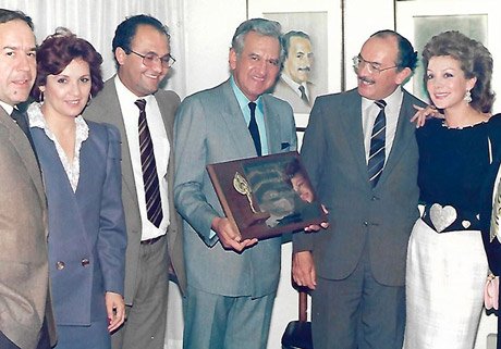 1977 Con colegas de la Asociación Colombiana de Radiodifusores